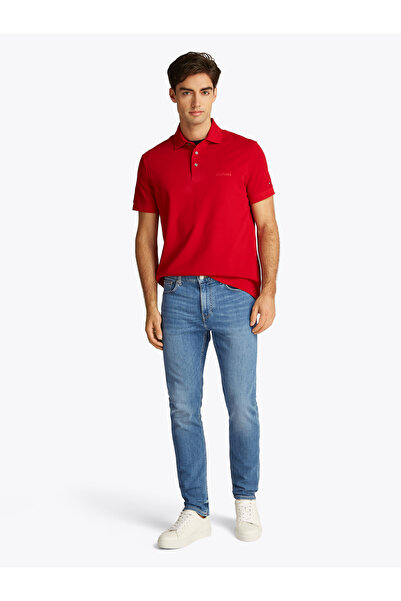 Tommy Hilfiger بنطال جينز رجالي ضيق باللون الأزرق من بليكر