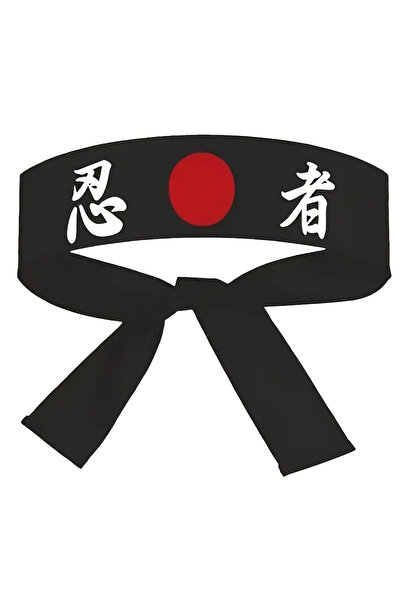 Filmaldım Karate Do Headband Black Band Breathable Fabric