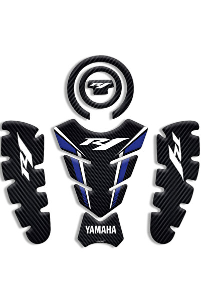 Rebon MotoDesign طقم تغطية الدراجات النارية ياماها R1 تانك باد سيت 03
