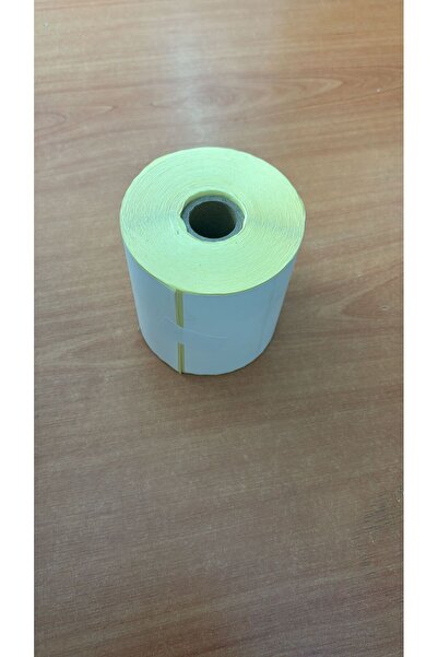 GES ETİKET PLASTİK 100x80 TERMAL ETİKET 500 SARIM 10 ADET