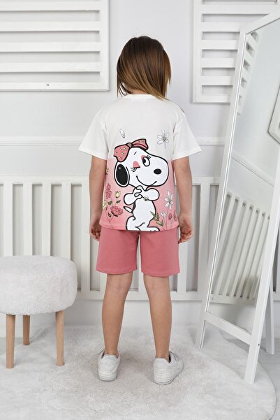 NEWKİDS Belle Print Girl's Shorts Set