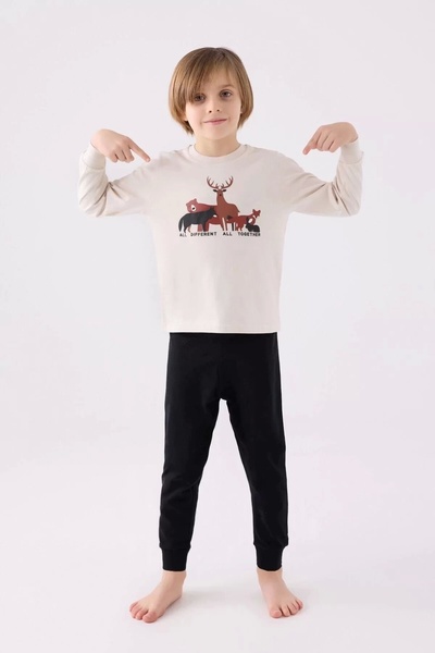 ROLY POLY BOY'S DOUBLE SET - BEIGE