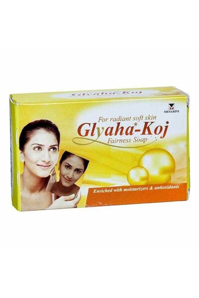 Menarini Săpun solid, Menarini, Glyaha-Koj, fără parabeni, cu acid kojic și glutation, efect depigmentant