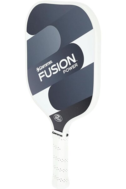 Gamma Fusion Power Pickleball Paddle| 8.25-Inch Wide Fiberglass Surface | for All Skill Level| Black