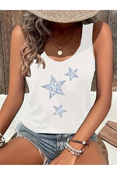 mercoledi ΓΥΝΑΙΚΕΙΟ T-SHIRT STAR PRINTED