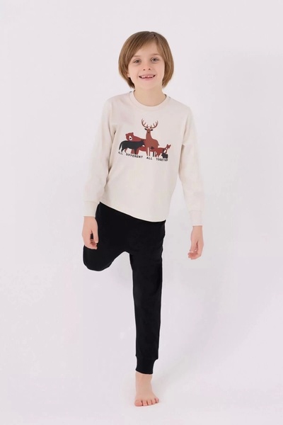 ROLY POLY BOY'S DOUBLE SET - BEIGE