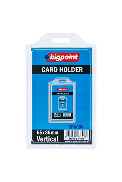 Bigpoint حقيبة بطاقات عمودية 55x85 ملم × 10 قطع