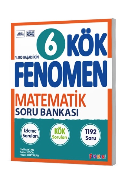 Fenomen Yayıncılık 2025-2026 6. Sınıf Matematik Kök Fenomen Soru Bankası Yeni...