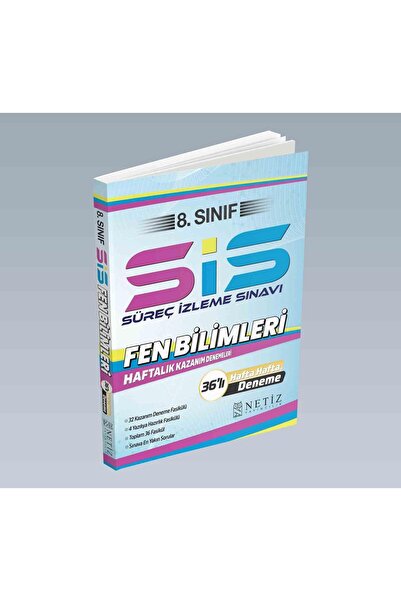 Netiz Yayıncılık Netiz 8.Sınıf Fen Bilimleri Sis Süreç İzleme Sınavları ( Haf...