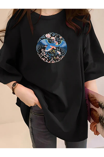 Deocept Anka Printed Oversize T-Shirt