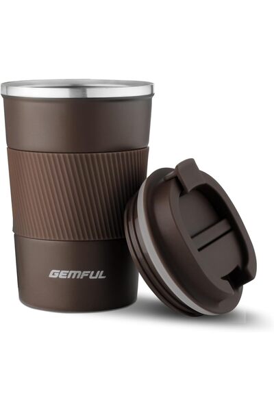 GEMFUL Travel Coffee Mug Stainless Steel Vacuum Ice and Hot Drinks Insulated Tumbler for Home Office