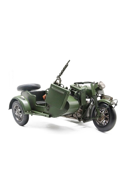 Mnk Dekoratif Metal Askeri Sepetli Motor C1642 MODEL-M167