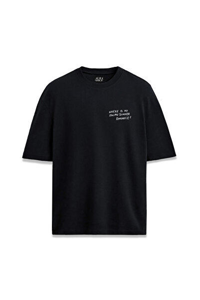 Darkia تي شيرت للجنسين بتصميم مخصص مكتوب عليه "أين رومانسيتي الإيطالية"