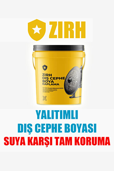 PROZEK ZIRH Yalıtımlı Dış Cephe Boyası 20 KG Kırık Beyaz