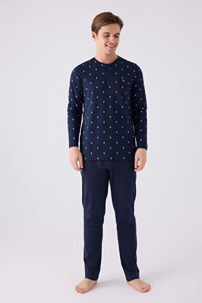 Arnetta Men's Double Set - Dark Blue