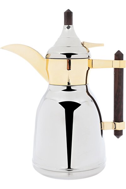 rexa Thermos, 0.35 L, Steel Inner Container, Steel Outer Body - Silver Gold