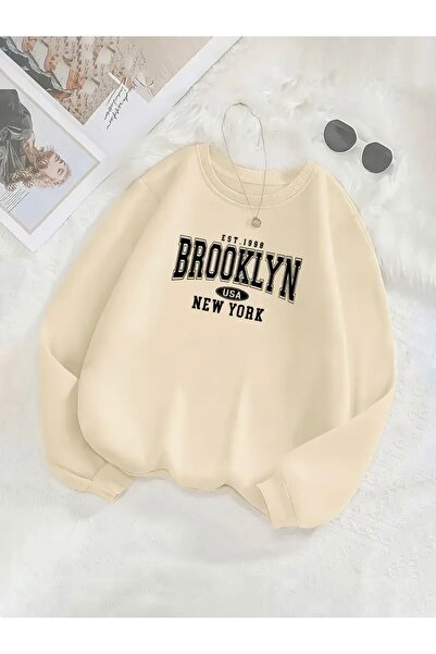 Deocept BROOKLYN NEW YORK PRINTED OVERSIZE UNISEX ΓΥΝΑΙΚΕΙΟ/ΑΝΔΡΙΚΟ ΦΟΥΤΕΡΚΕΤ...