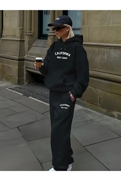 Deocept طقم بدلة رياضية CALIFORNIA WEST COAST مطبوعة للجنسين للنساء/الرجال بغ...