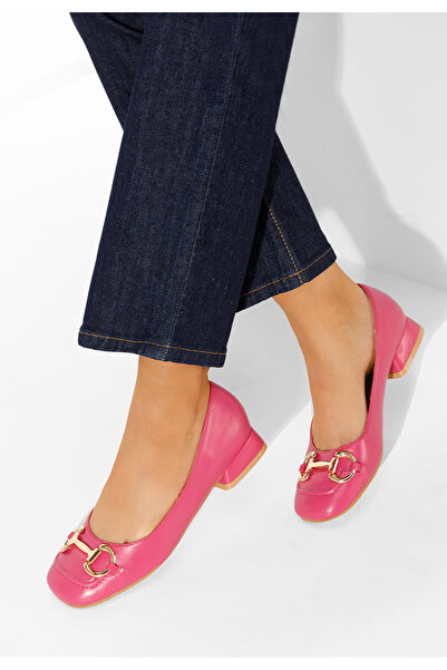 B T Shoes Escana fuchsia low-heeled shoes
