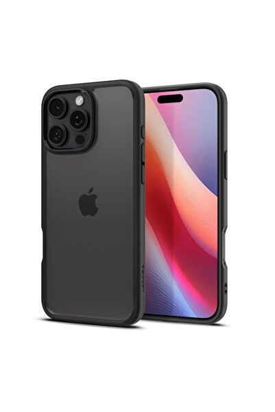 Spigen Phone case for iPhone 16 Pro - Ultra Hybrid H61, Silicone, Matte Black