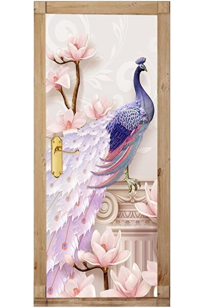 Today Idea ورق جدران فينيل ثلاثي الأبعاد لاصق ذاتي للأبواب - تصميم عصري، 60×1...