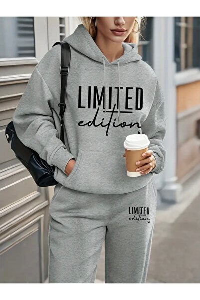 Deocept LIMITED EDITION PRINTED UNISEX ΓΥΝΑΙΚΕΙΟ/ΑΝΔΡΙΚΟ ΣΕΤ ΦΟΡΜΑ ΜΕ ΚΑΠΟΥΝΤΟ OVERSIZE ΚΑΤΩ/ΕΠΙΣΤΡΩΤΙΚΟ