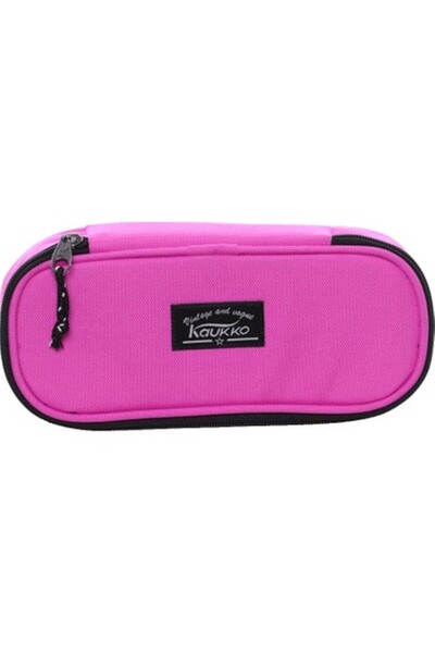 KAUKKO K2157 Special Compartment Pencil Case Fuchsia