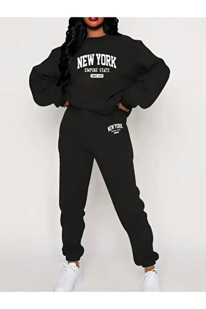 Deocept SET DE PANTALONI DE ANTRENAMENT UNISEX OVERSIZE CU Gâtul de ciclism i...