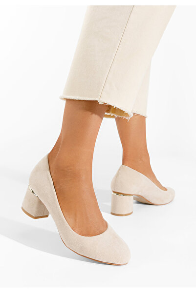 B T Shoes Γοβες μπεζ Cabrilia