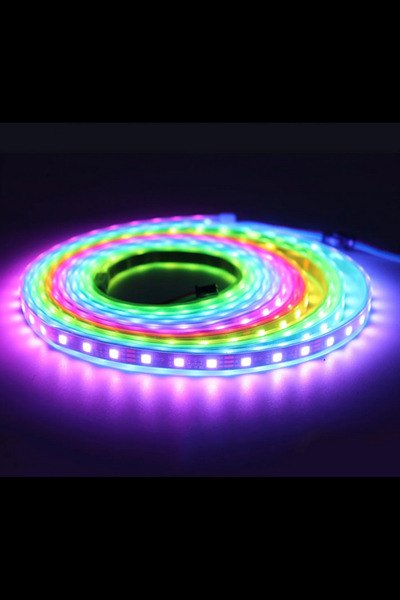 DEMİRLED 12 Volt Adreslenebilir ARGB Pixel Şerit Led WS2811 Metrede 60 Led IP20 (1 M)