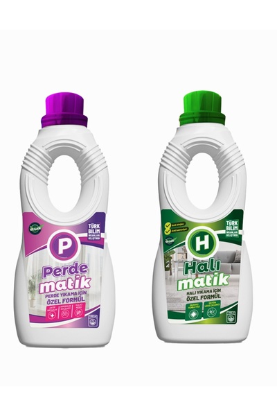 Genel Markalar Süper 2'li Süper Perde Matik 1500ml ve Süper Halı Matik 1200 ml 2'si Bir arada
