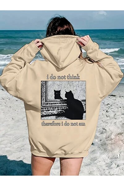 Deocept لا أعتقد أن سويت شيرت بقلنسوة كبير الحجم للجنسين