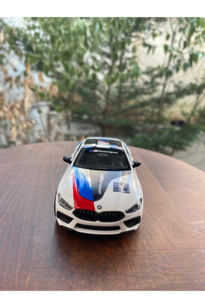 DYA TİCARET Bmw M8 Diecast Metal Toy Car White