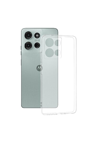 Juls Husă de telefon pentru Motorola Moto G75 / M35, poliuretan, transparentă