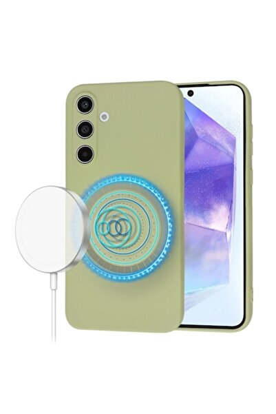 Velo Carcasă subțire din silicon pentru Samsung Galaxy A55 5G (Matcha, P561)