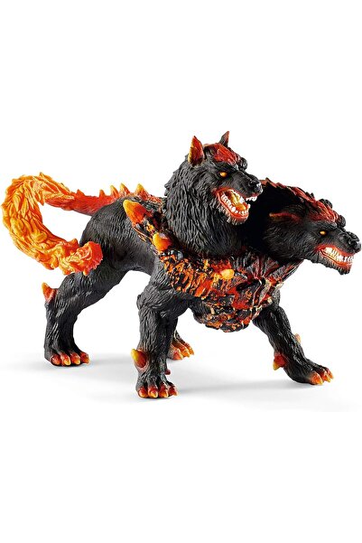 SCHLEICH 42451 Eldrador Creatures Hellhound – حارس عالم الحمم البركانية المرسوم يدويًا، للأعمار من 7 سنوات فما فوق
