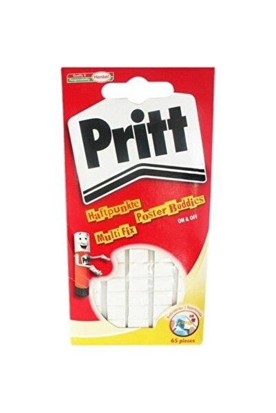 Pritt Çok Amaçlı Hamur Yapıştırıcı - 65 Parça Beyaz, Poster ve Kağıt Sabitleme için MultiFix
