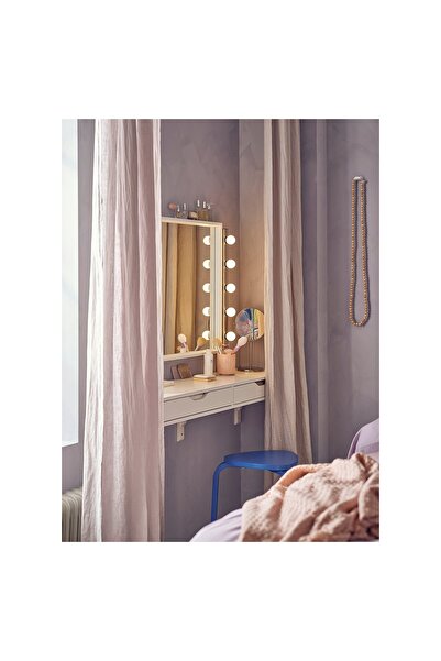 IKEA MUSIK Wall lamp, wired-in installation, chrome-plated