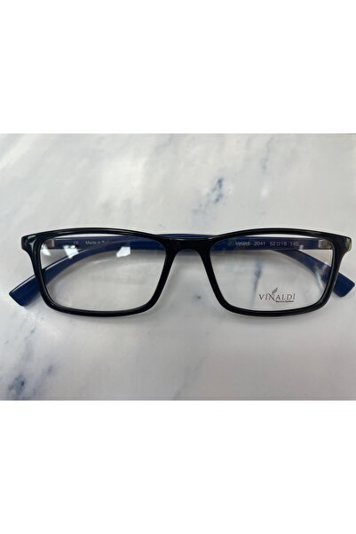 Vinaldi Vi 2041 C.0107 52Ekt Unisex Blue Light Protection Screen Glasses (Black/Navy Blue Handle)
