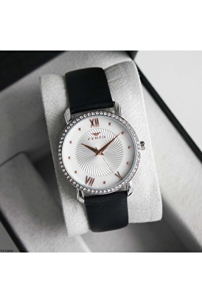 FERRO F21264J Women's Leather Cord Watch