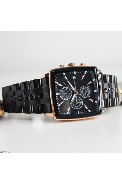 Chaperone Ch002218 Men's Wristwatch with Steel Cord