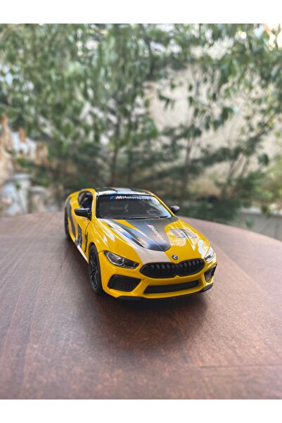 DYA TİCARET Bmw M8 Diecast Metal Toy Car Yellow