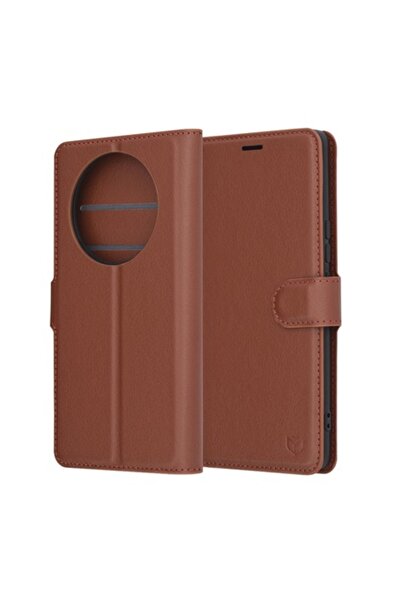 Danex Husă de protecție pentru Honor Magic7 Lite/X9c, Y58, piele, maro deschis