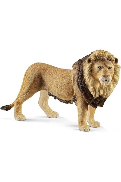 SCHLEICH 14812 Lion Figurine – Realistic Safari King Model for Kids (Ages 3–8)