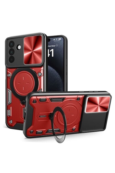 Velo Carcasă pentru Samsung Galaxy A56 5G, Ergonomică W143, Roșu Crazy