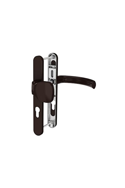 Medos Maner usa termopan, Jowisz, exterior, 92 x 32 mm, buton fix, cu arc, material aluminiu, culoare maro