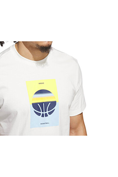 adidas Μπλουζάκι μπάσκετ Dawn2Dusk Tee 3 για άνδρες JX1747 Λευκό