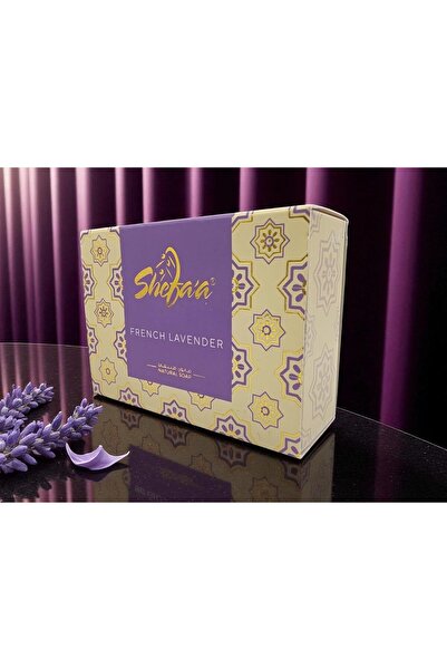 SHEFAA NATURAL SOAP Handcrafted Natural Soap Bar with Olive & Bay Oil, Lavend...