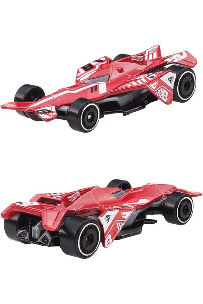 mattel Hot Wheels 80th Anniversary 5-Pack 1:64 Scale Die-Cast Cars – Ruby Red Collectible (3+ yrs)