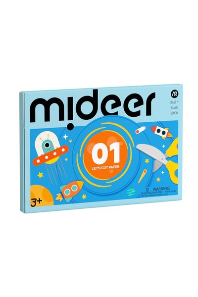 Mideer Zeka Oyunu Kitabı: Kağıt Kesme Etkinlikleri 1. Seviye